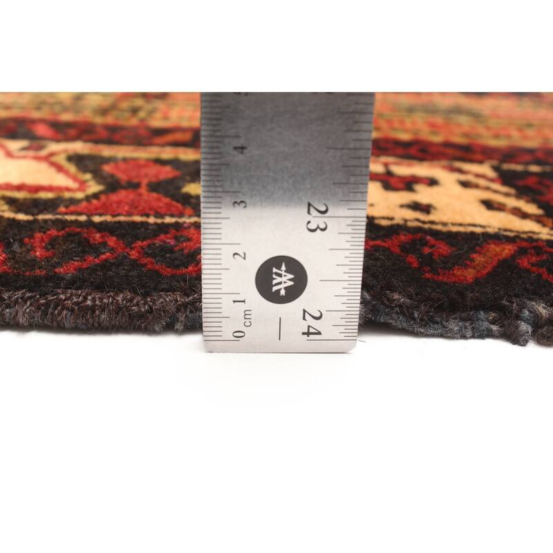 ECARPETGALLERY Hand-knotted Teimani Dark Grey Wool Rug - 2'11 x 4'4