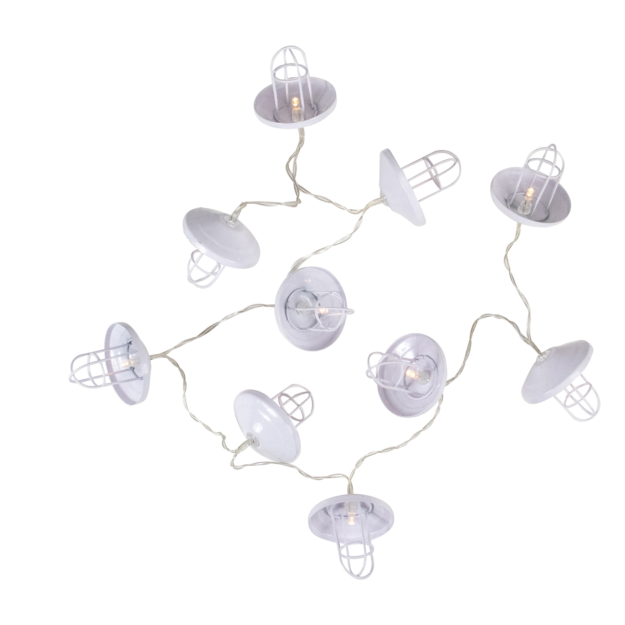 10 B/O LED Warm White Garland Christmas Lights - 3.25 ft Clear Wire - Bed  Bath & Beyond - 32265301