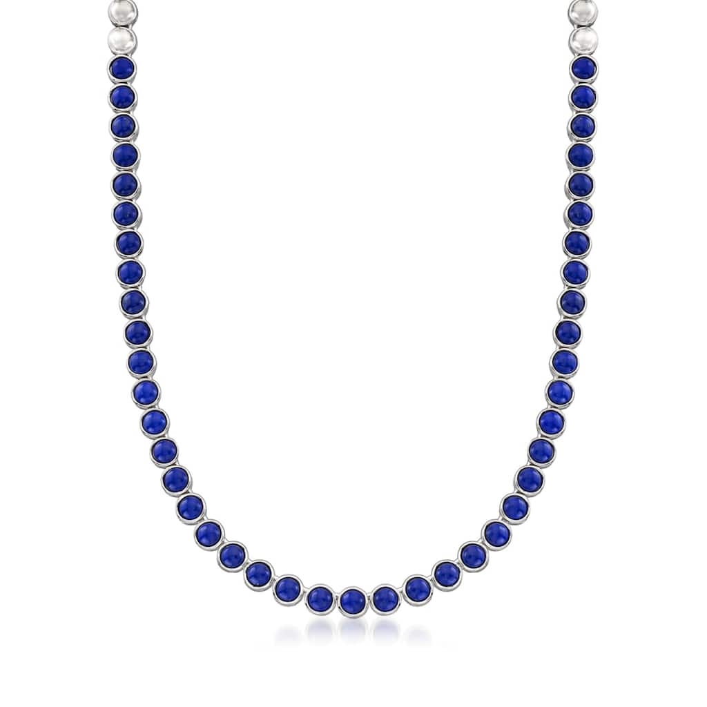 925 Sterling Silver Lapis Lazuli Necklace
