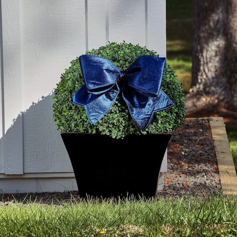 24" Outdoor Velvet Uv Bow