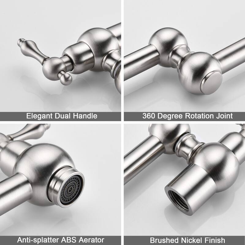 Proox Pot Filler Faucet Wallmount Commercial Kitchen Folding Faucet