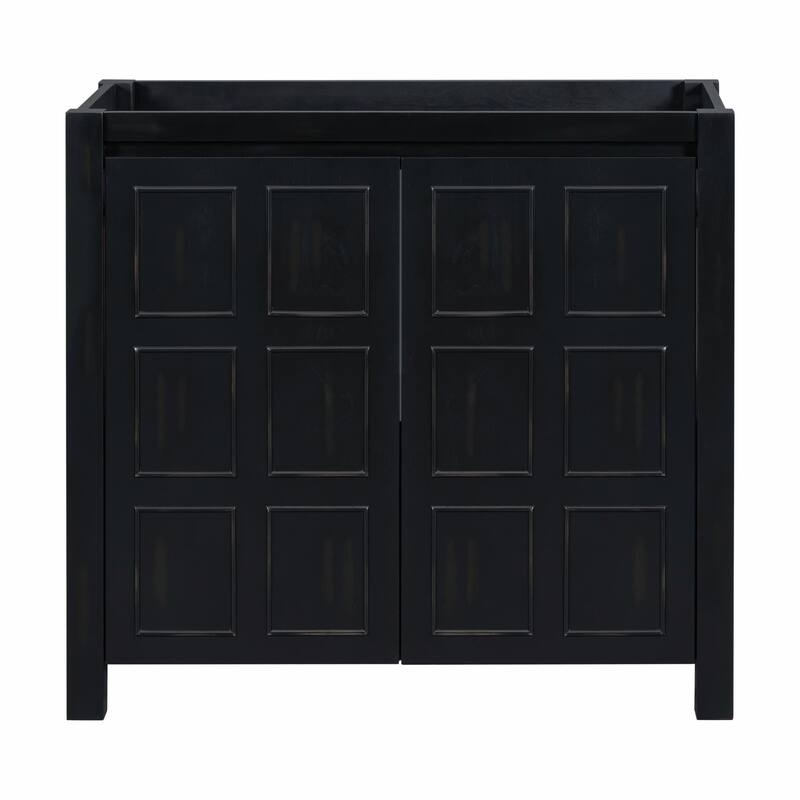 36" Bathroom Vanity Organizer with Sink - Combo Cabinet Set & Storage