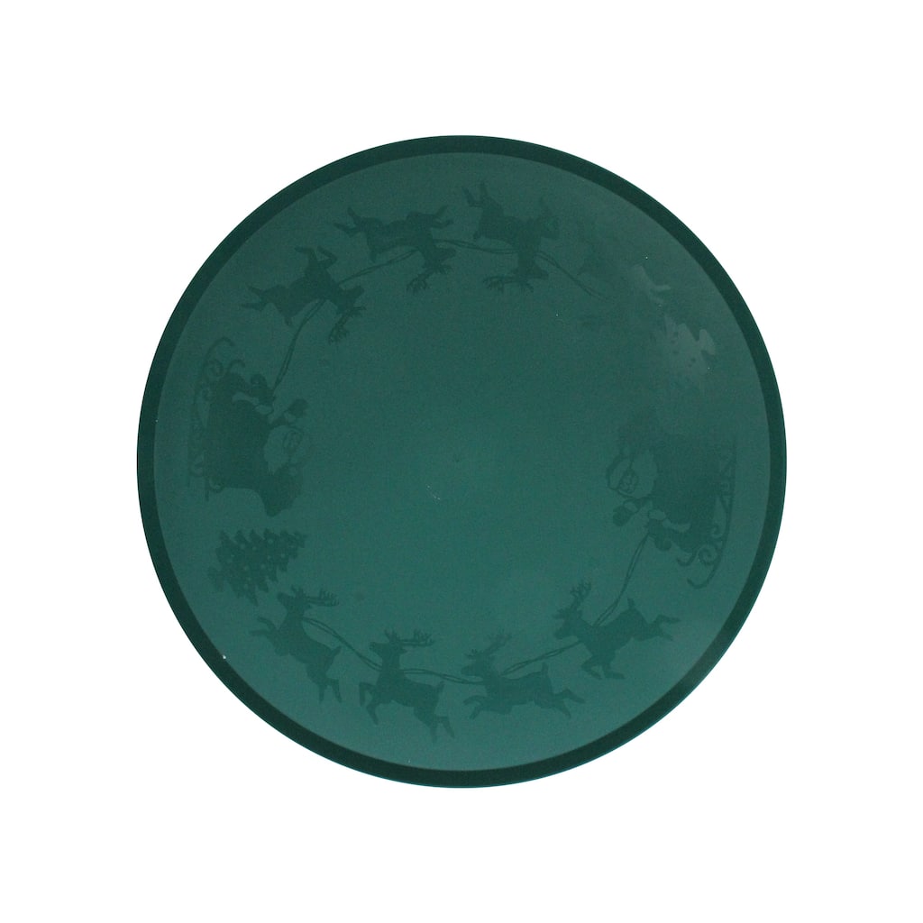 28" Handi Thing Resin Christmas Tree Stand Tray - Green