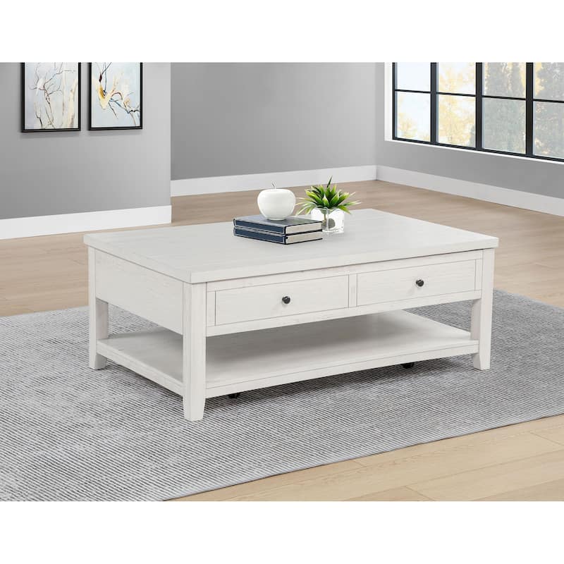 Payne 48-inch Mobile Lift Top Coffee Table - 48" x 28.25" x 18.25"