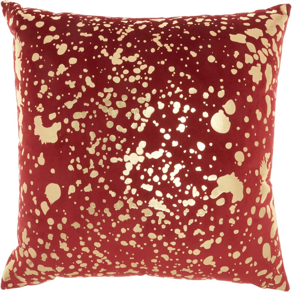 Mina Victory Luminescence Metallic Throw Pillow