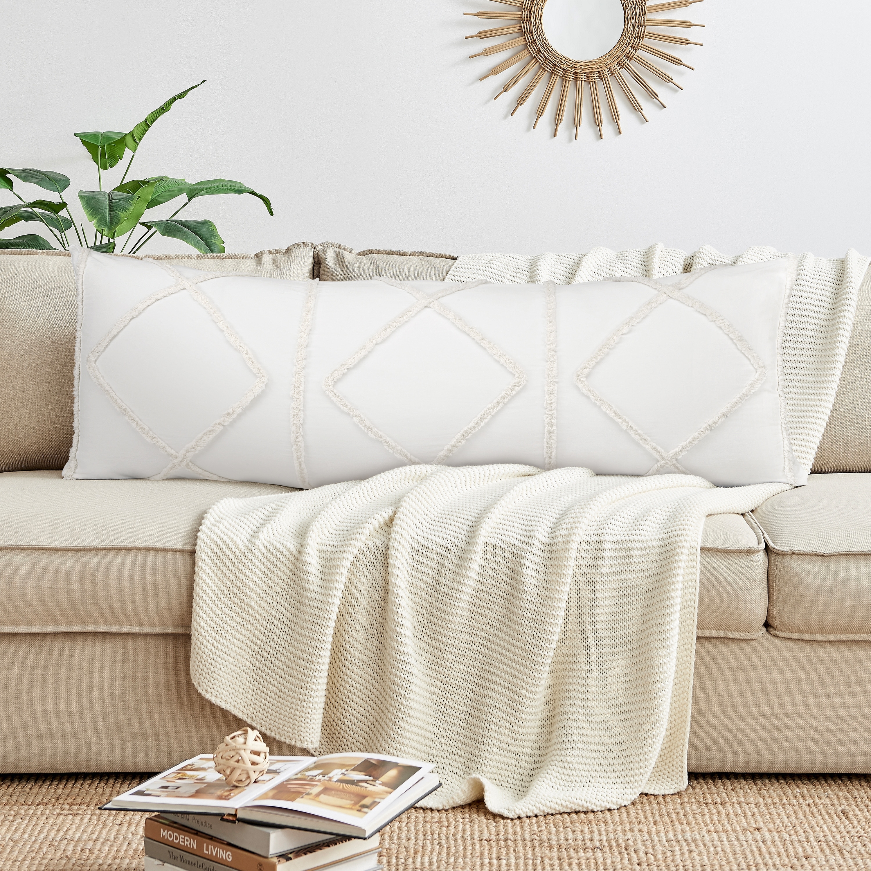 Cream body pillow cover shop