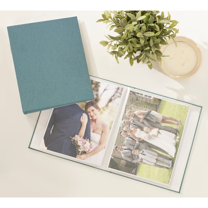 DesignOvation Cydney Set of 4 Fabric Photo Albums