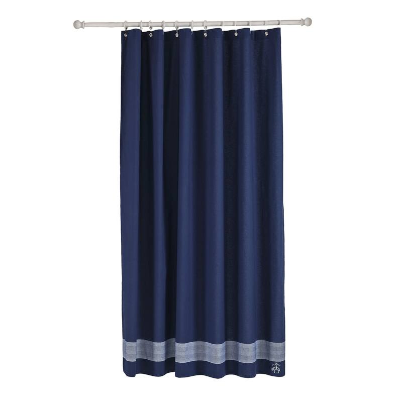 Brooks Brothers Herringbone Shower Curtain