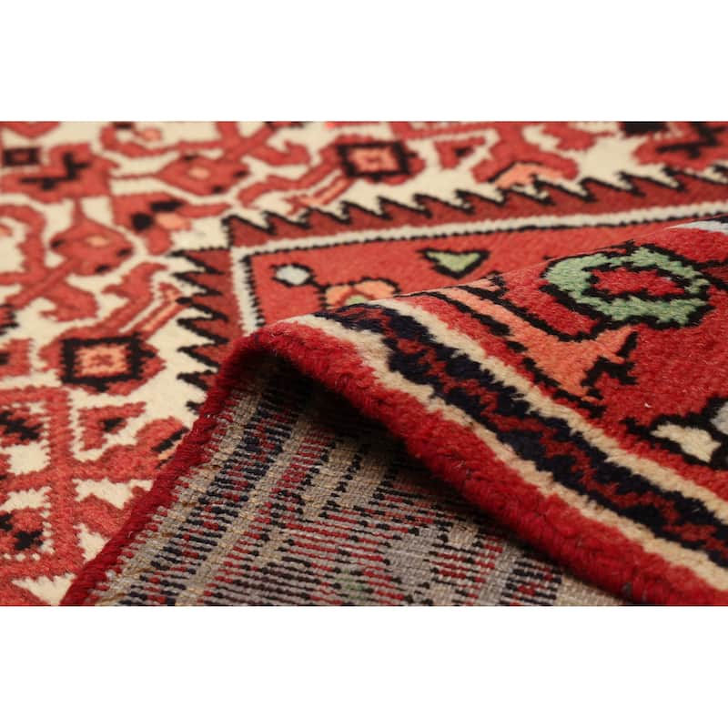 ECARPETGALLERY Hand-knotted Anadol Red Wool Rug - 3'3 x 4'11
