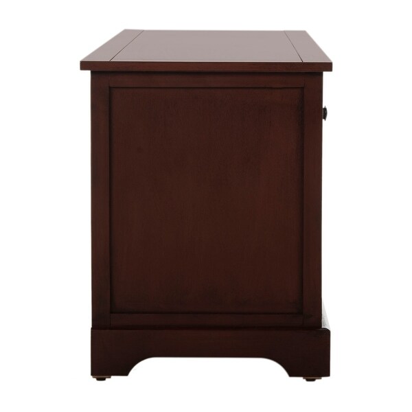 SAFAVIEH Damien Red 3 drawer Storage Bench 42.1