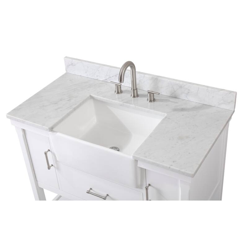 42-Inches Kendia Farmhouse Sink Bathroom Vanity
