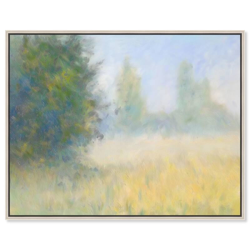 Faded Horizon II Canvas by Art Remedy - Silver - 45" x 36"