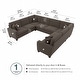 preview thumbnail 8 of 35, Stockton 125W U Shaped Sectional Couch by Bush Furniture