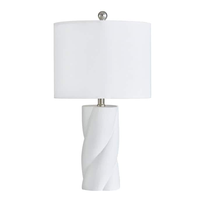 24" Modern Ceramic Table Lamp Set