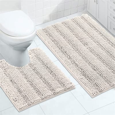 Bathroom Rugs Set Non-Slip