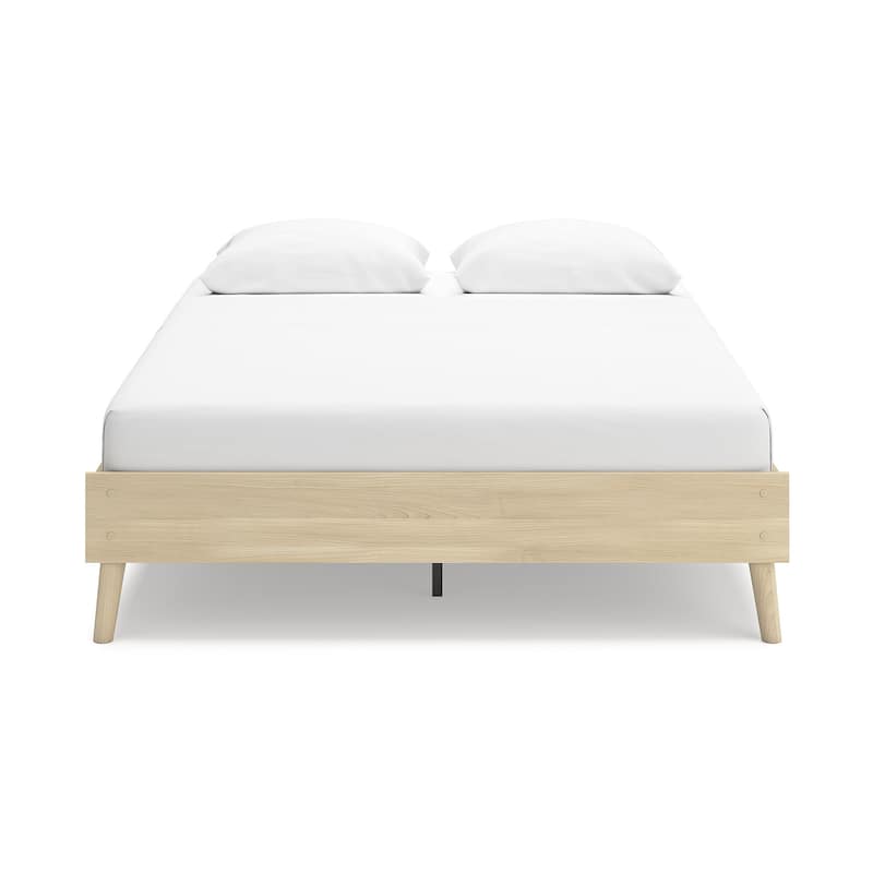Signature Design by Ashley Cabinella Light Brown Platform Bed