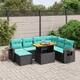 Option Black-3x middle + Table + corner