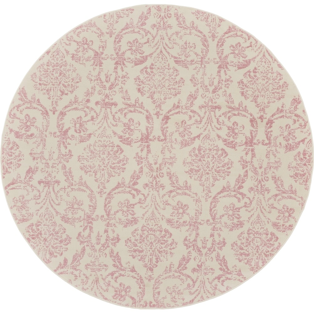 Nourison Jane Farmhouse Vintage Indoor only Damask Area Rug