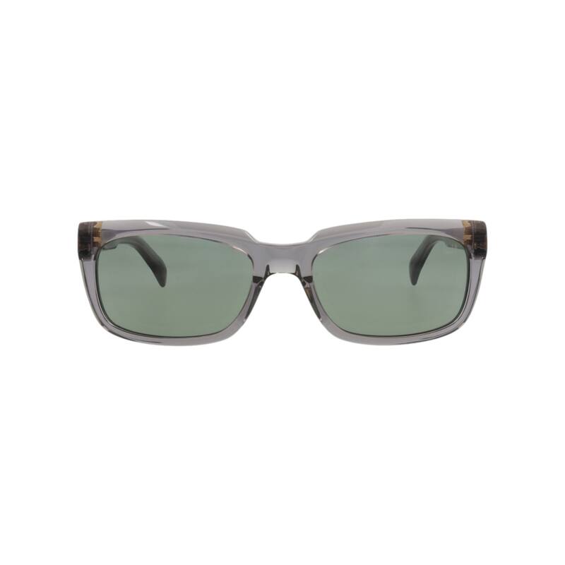 Dunhill Square-Frame Recycled Acetate Sunglasses - Grey Grey Green - Grey - Green Lens