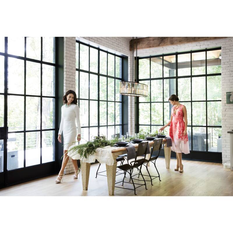 Fredrick Ramond 6 Light Chandelier From the Gemma Collection