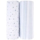 preview thumbnail 21 of 47, Ely's & Co. Baby Fitted Crib Sheet Set - 2 Pack - 28" x 52"