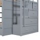 preview thumbnail 7 of 43, Modern Full over Full Multifunctional Bunk Bed With Trundle And Staircase,Storage Drawers,Solid Construction