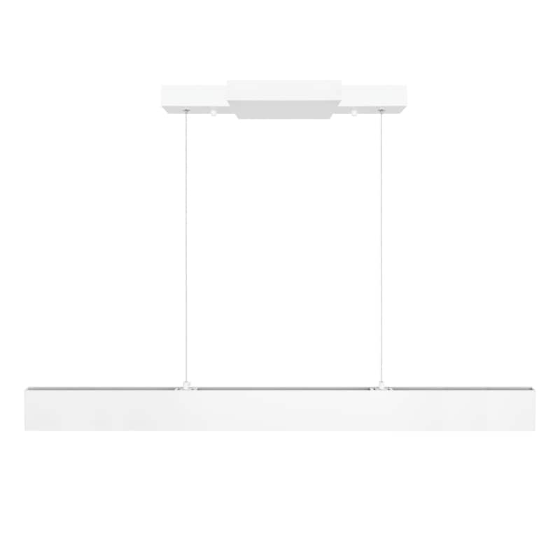 Krista LED Chandelier With Satin White Finish - Satin White