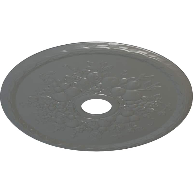 22 5/8"OD x 3 5/8"ID x 5/8"P Grape Ceiling Medallion