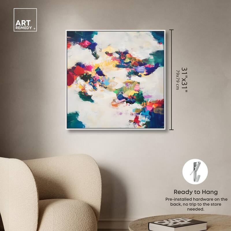 Spectrum Splash Canvas by Art Remedy