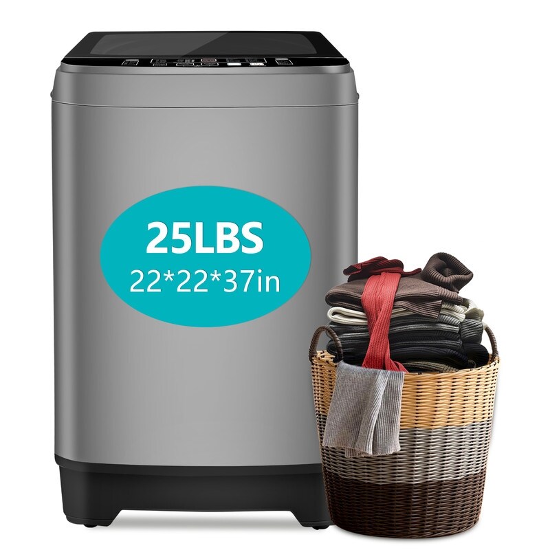 Jeremy Cass Full-Automatic Washing Machine 25 lbs, Portable