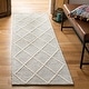 preview thumbnail 4 of 37, SAFAVIEH Handmade Natura Qiong Wool/ Viscose Trellis Rug