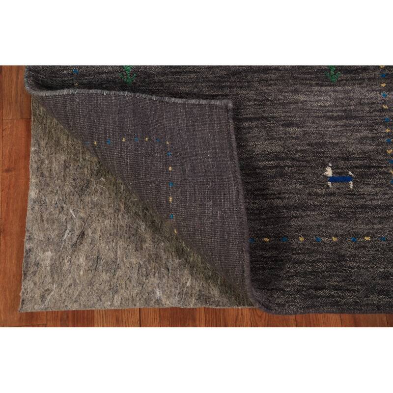 Tribal Gabbeh Oriental Foyer Rug Handmade Wool Carpet - 2'8"x 4'9"