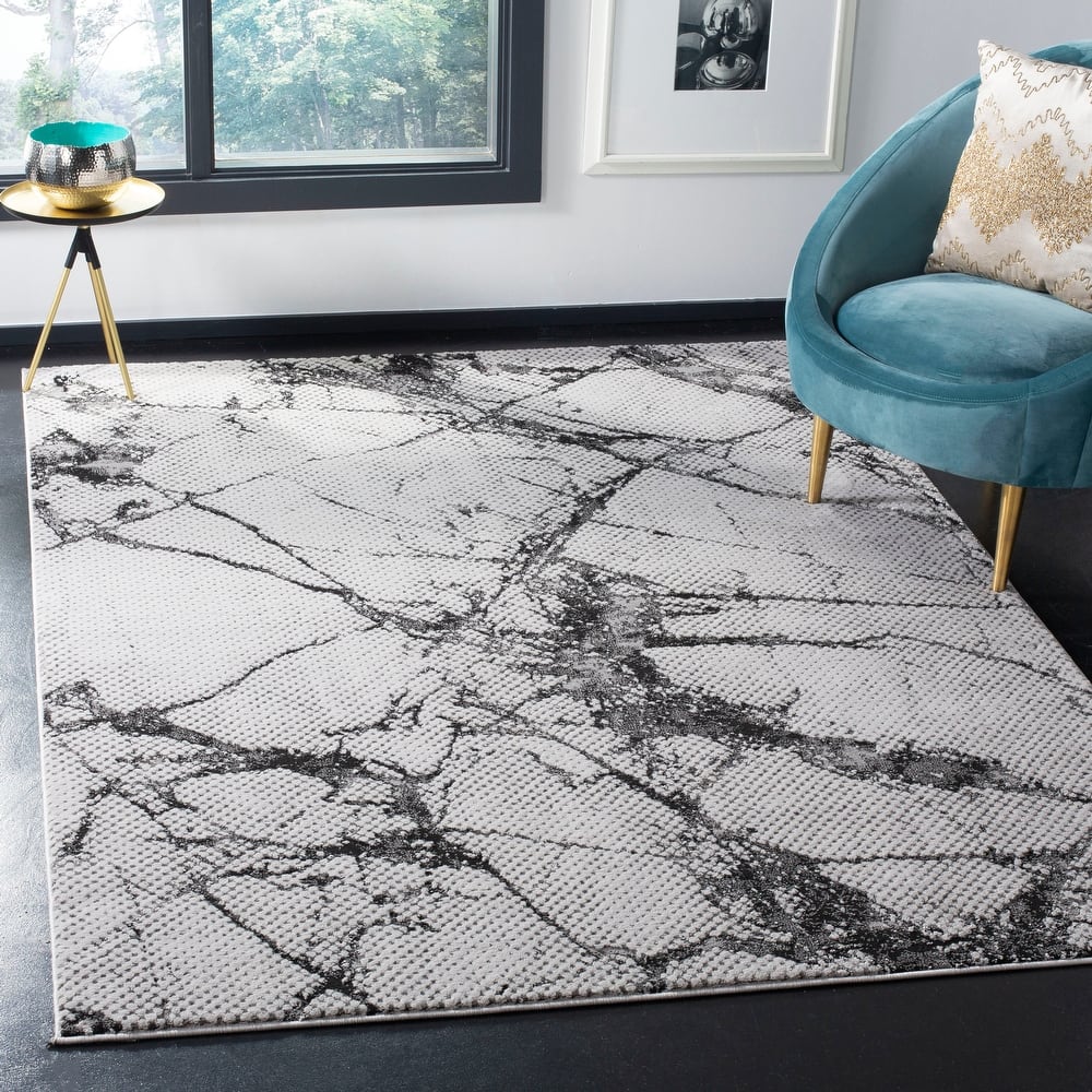 SAFAVIEH Lurex Rosita Modern Abstract Polyester Rug