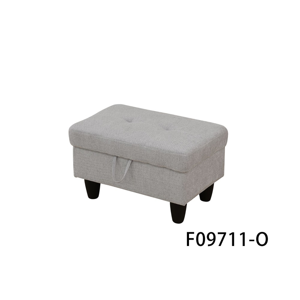 Modern Storage Vevelt Ottoman for Living Room