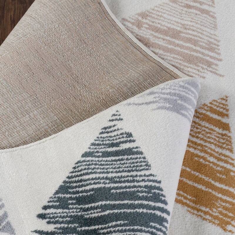 Superior Axton Mid-Century Modern Geometric Area Rug