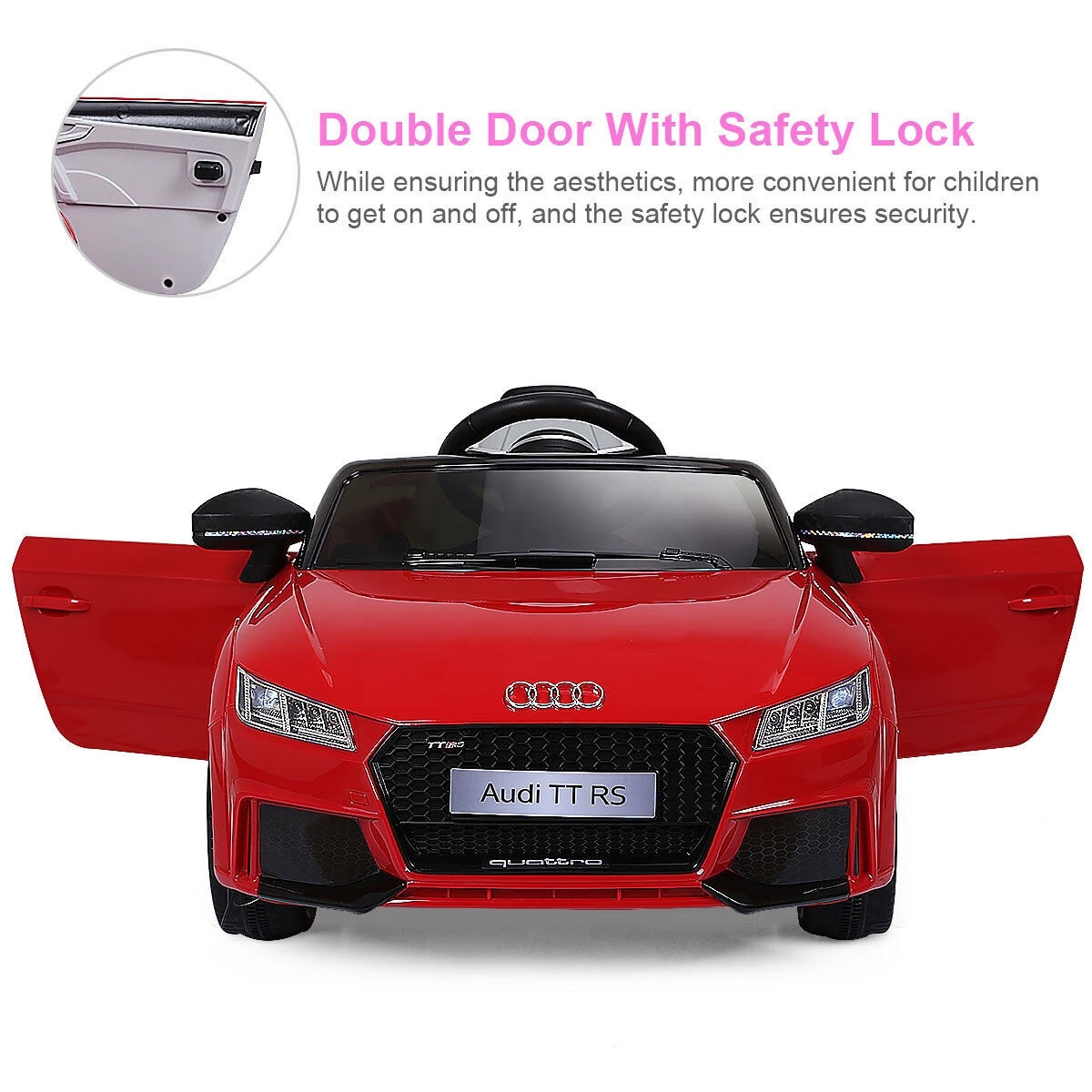 audi tt rs battery powered ride on