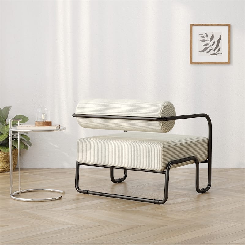 Living Room Iron Sofa Chair, Balcony Leisure Lazy Individual Chair