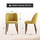 preview thumbnail 10 of 64, HULALA HOME Melisa Solid Wood Dining Chair Set of 4