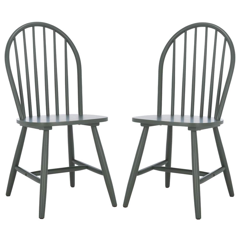 SAFAVIEH HOME Omaha Dining Chair (Set of 2) - 18"W x 18"D x 36"H