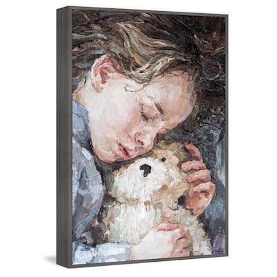 Mixed Feelings Floater Framed Print on Canvas
