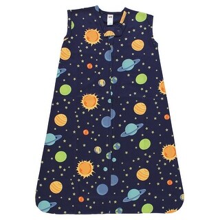 Hudson Baby Infant Cotton Sleeveless Wearable Sleeping Bag, Sack, Blanket, Solar System