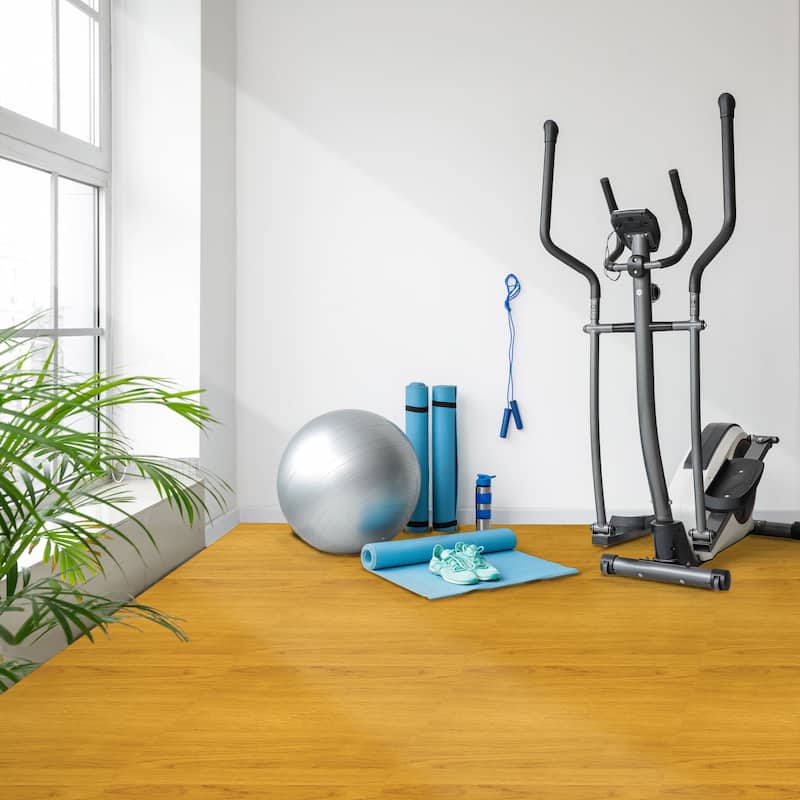 Sorbus 144 Sq. Ft. Wood Grain Floor Tiles Foam Mat EVA Interlocking Mats Tile 3/8-Inch Thick Flooring Wood Puzzle Exercise Mats