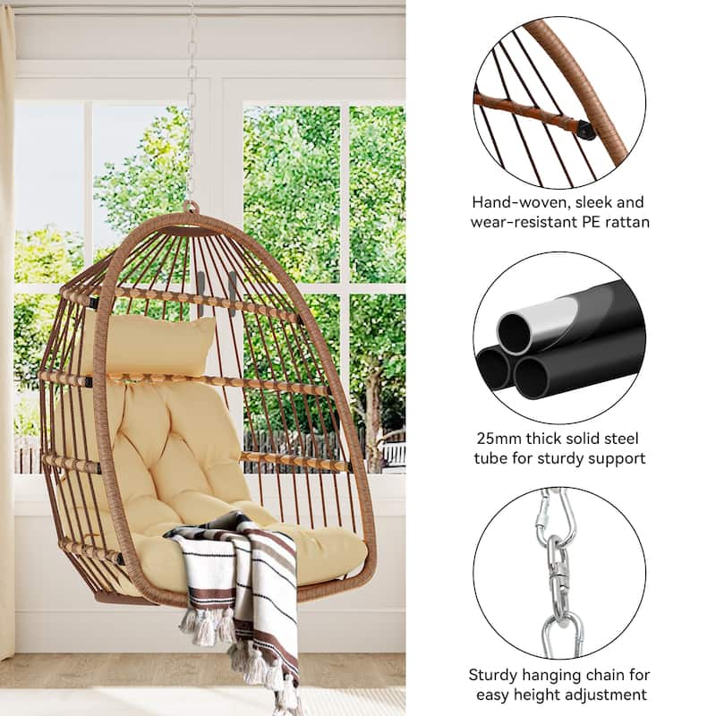Swing Chair with Cushion