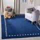 preview thumbnail 2 of 46, SAFAVIEH Handmade Kids Armanda Wool Rug 3' Square - Navy - Square