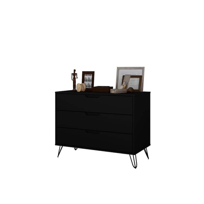 Bandene Mid-century Modern 3-drawer Dresser