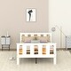 preview thumbnail 2 of 22, Full Size Classic Modern Design Wood Platform Bed Bed Frame with Footboard and Headboard