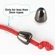 10pcs Plastic Bell End Stoppers Cord Rope Lace Lock Lanyard Fastener ...