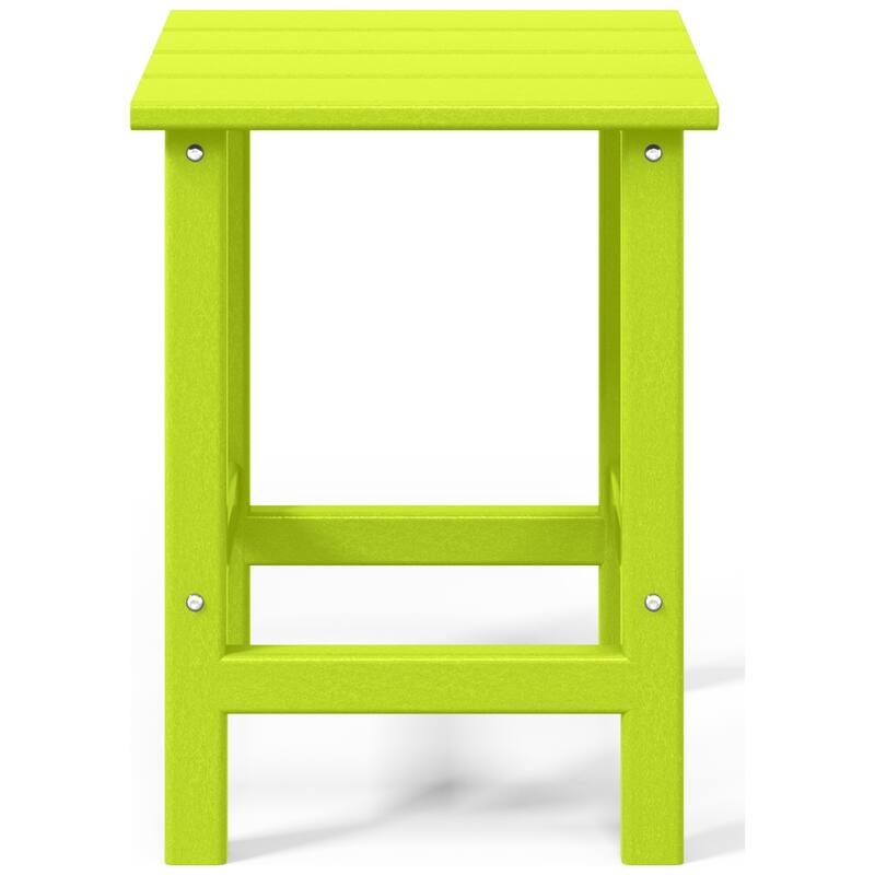 Aderson Outdoor Poly Adirondack Chair with Side Table