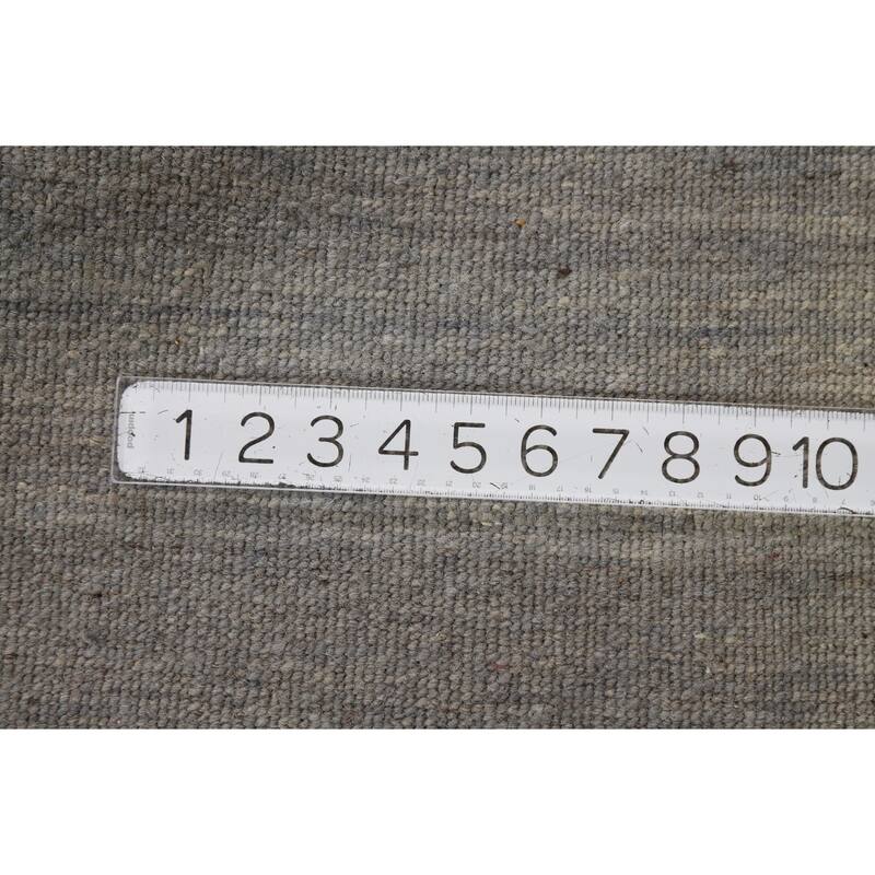 Striped Gabbeh Modern Foyer Rug Handmade Wool Carpet - 2'8"x 3'11"