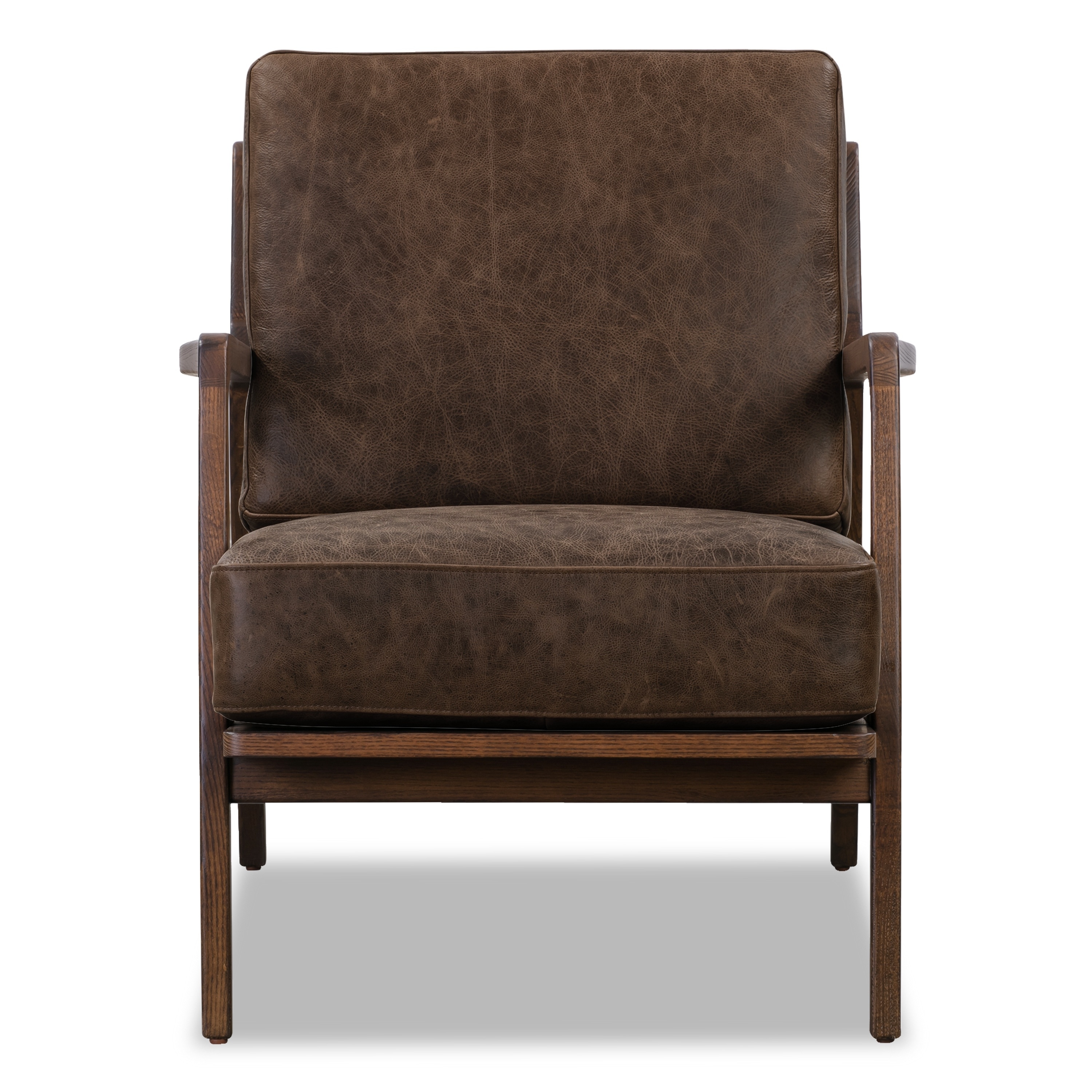 Verity leather lounge chair cheap
